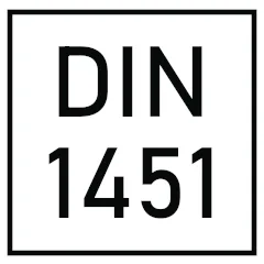 DIN 1451 font screenshot 1
