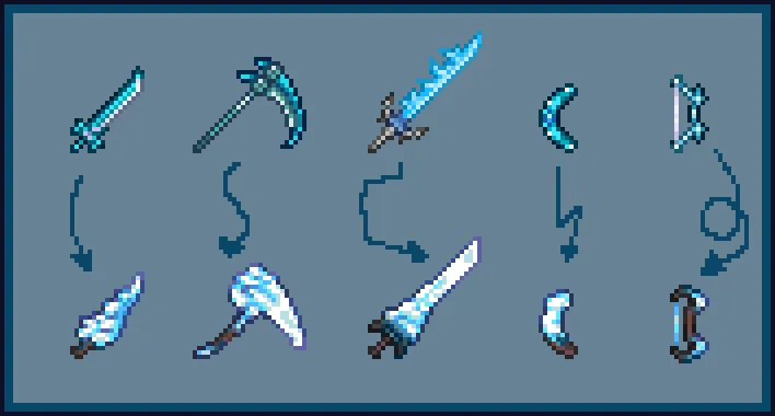 Ice Weapons Redone screenshot 2
