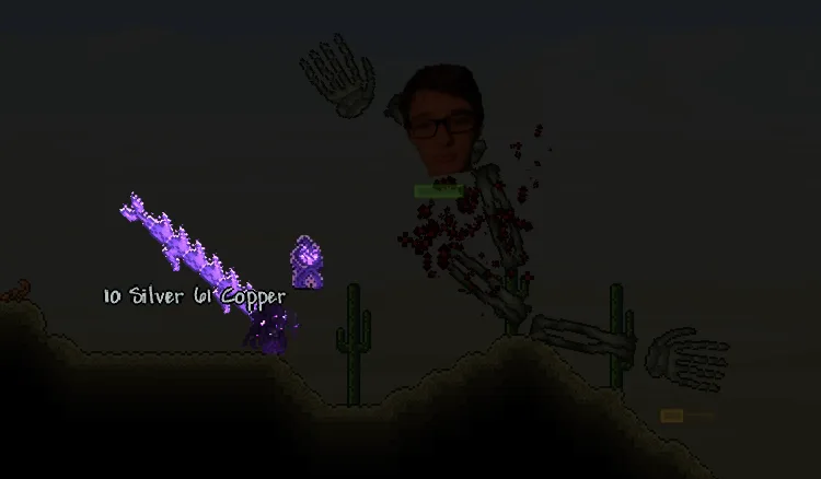Jacob as Skeletron screenshot 2