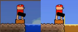 Mario Peeing