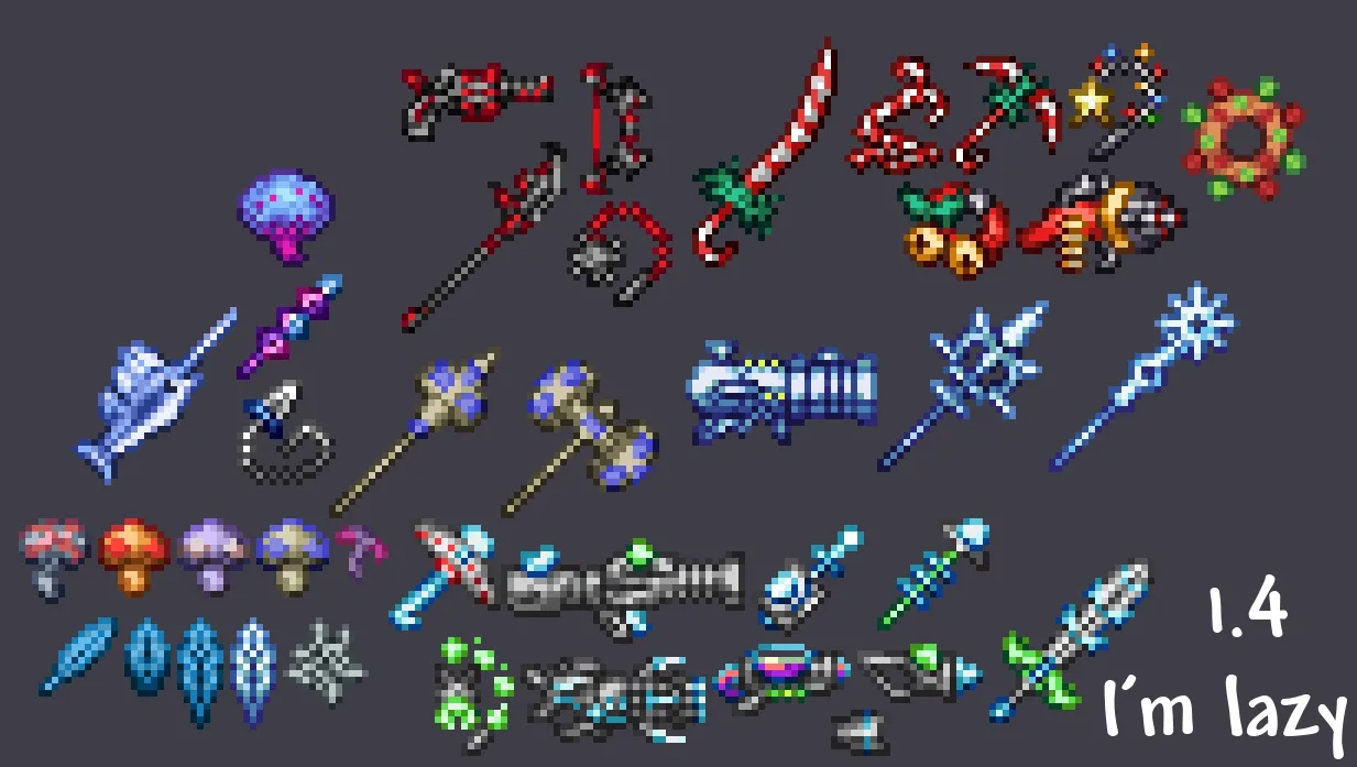 Potralia's Unofficial 1.4 Sprites screenshot 2