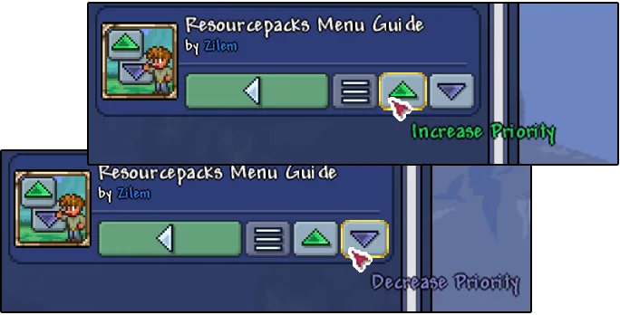 Resourcepacks Menu Guide screenshot 3